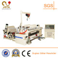 Automatic Surface Rewinding Machine with 3 Electric Motors, Thin Paper Slitting Machine, Cigarette Paper Roll to Roll Cutting